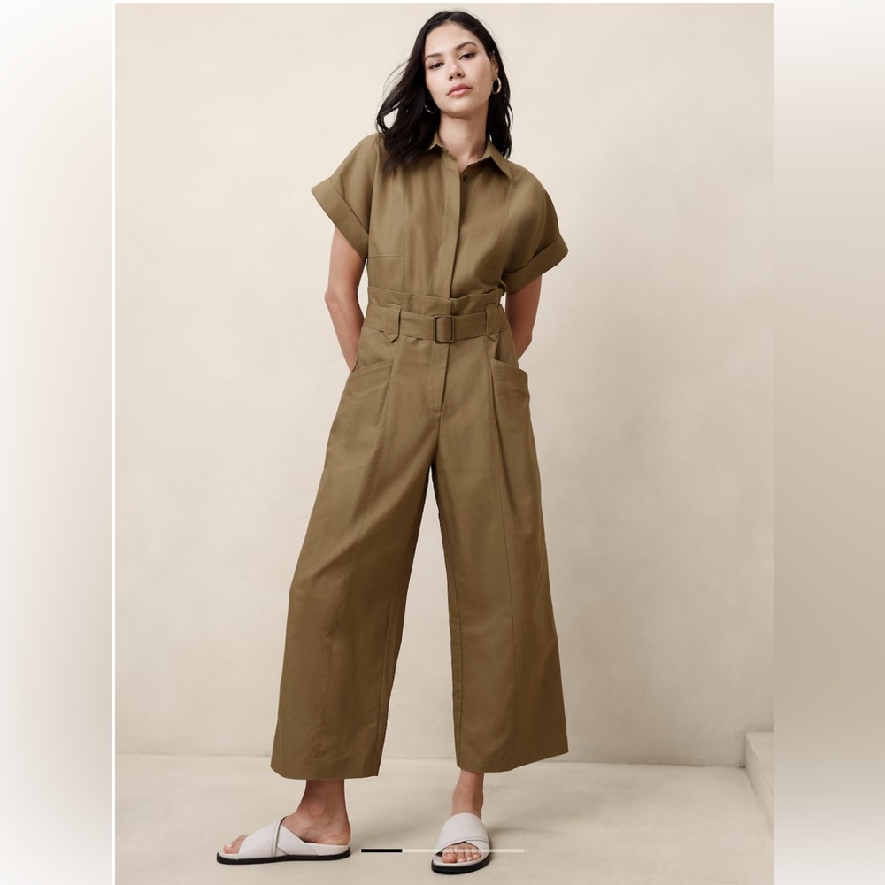 NWT! Banana Republic | Linen Blend Jumpsuit